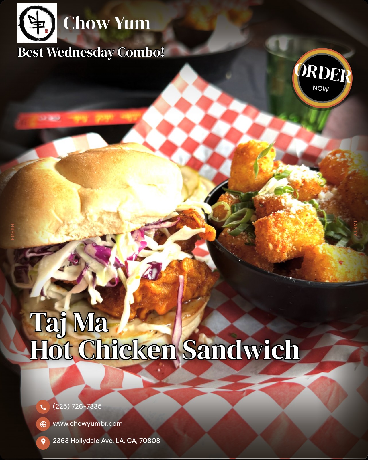 Taj Ma Hot Chicken Sandwich